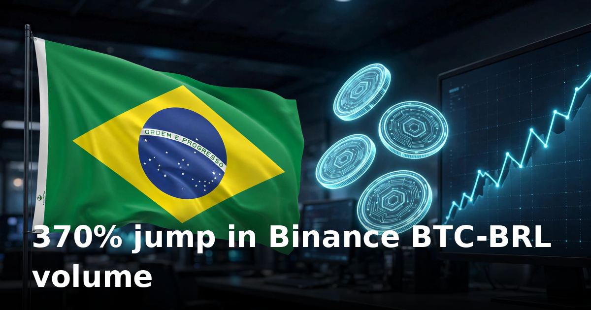 Binance bitcoin-real volume jumped 370% as Brazilian firms fled to stablecoins