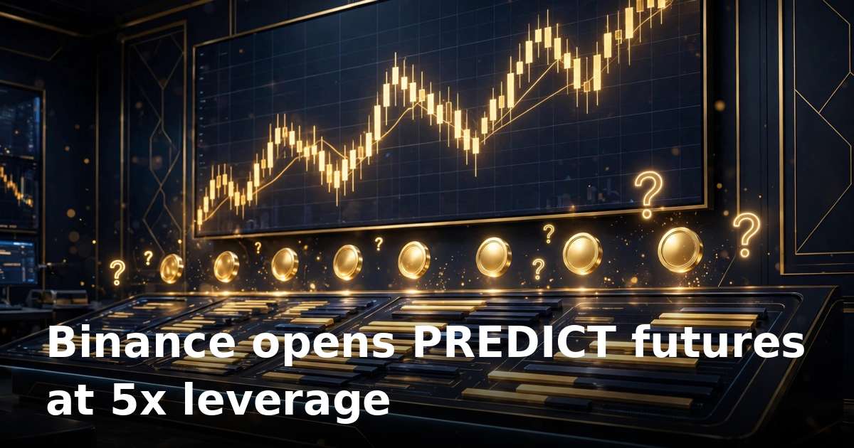 Binance opens PREDICT pre-market futures at 5x leverage