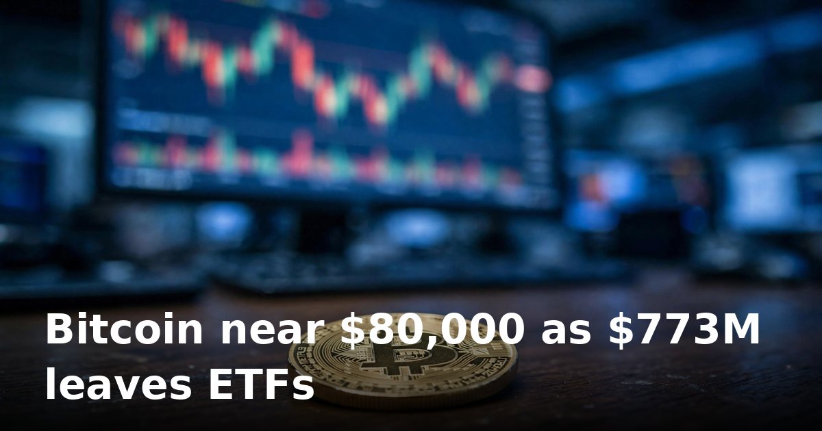 Bitcoin clings to $80,000 into Fed week as ETF outflows reach $773 million