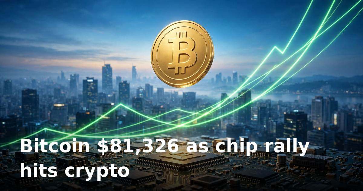 Bitcoin price climbs above $81,000 as chip rally spreads ahead of Fed decision