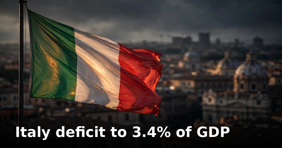 Italy deficit targets raised to 3.4% as Goldman warns of bond risk
