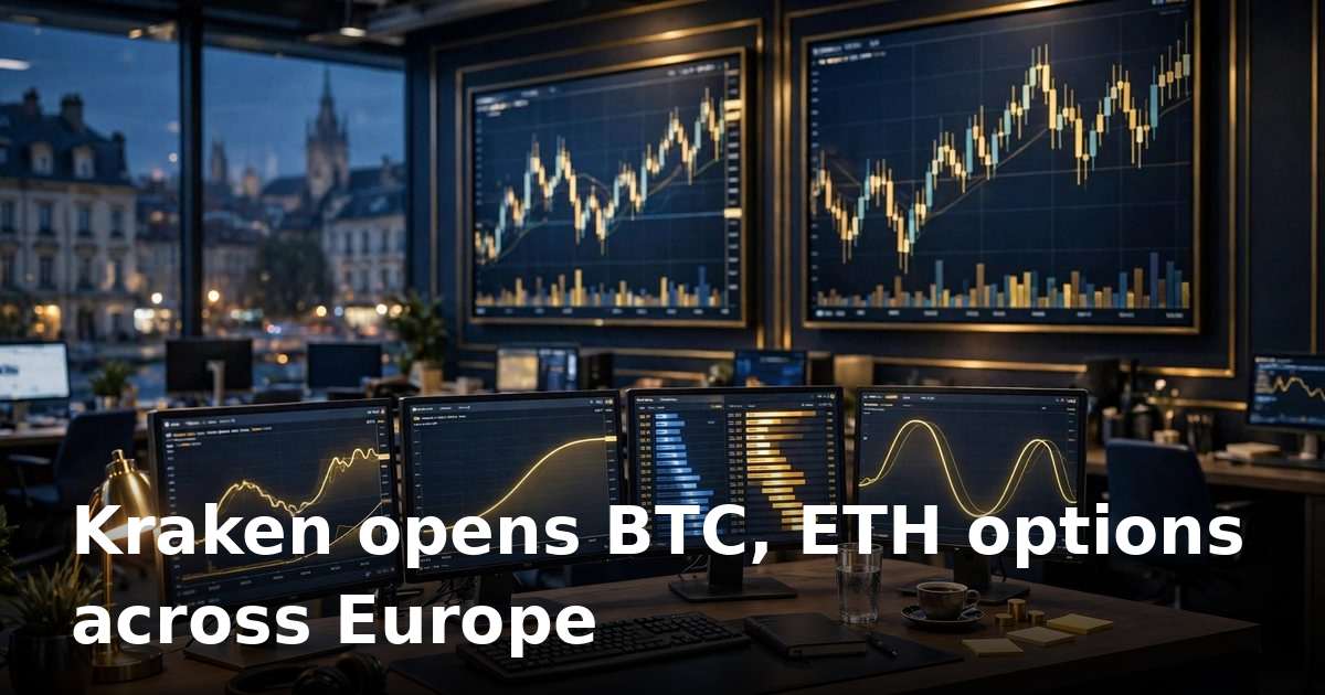 Kraken opens bitcoin and ether options to eligible clients across Europe