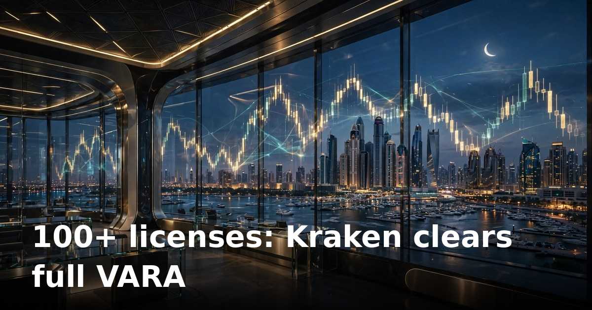 Kraken secures full Dubai VARA approval, plans UAE launch with dirham trading