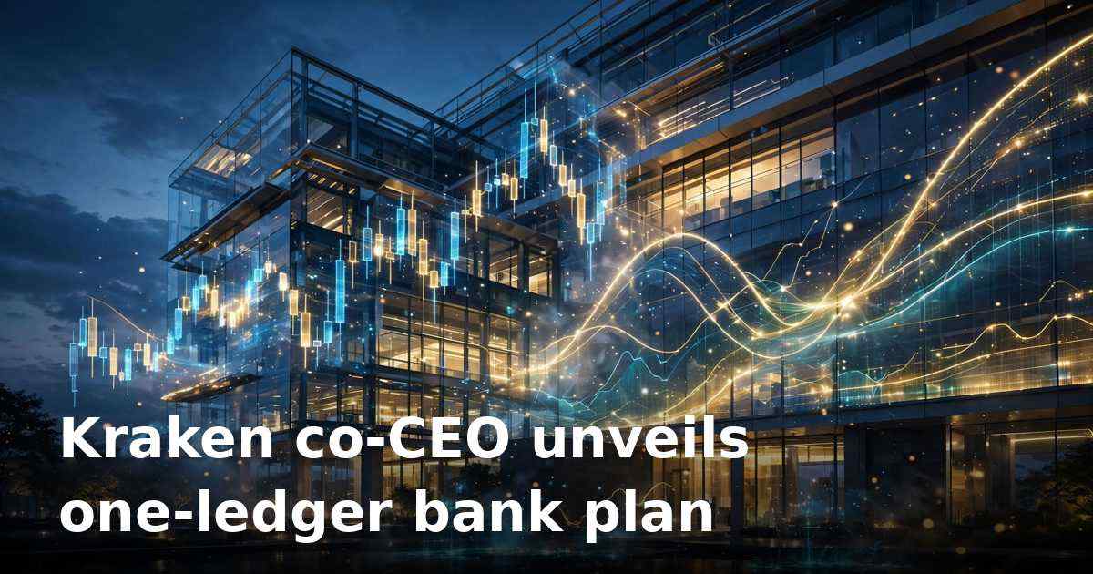 Kraken co-CEO lays out one-ledger plan: trading, banking and brokerage together
