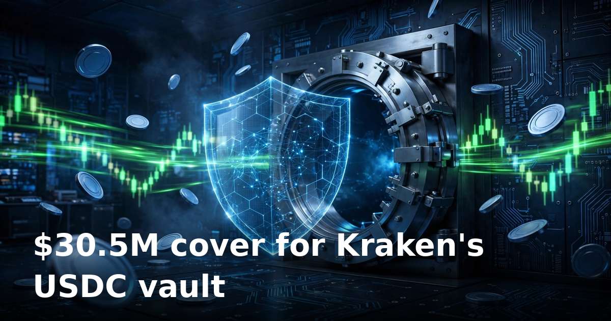 Kraken's USDC DeFi vault gets $30.5M onchain cover from Firelight