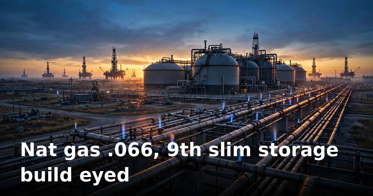 Natural gas price: futures hold $3 ahead of EIA storage report