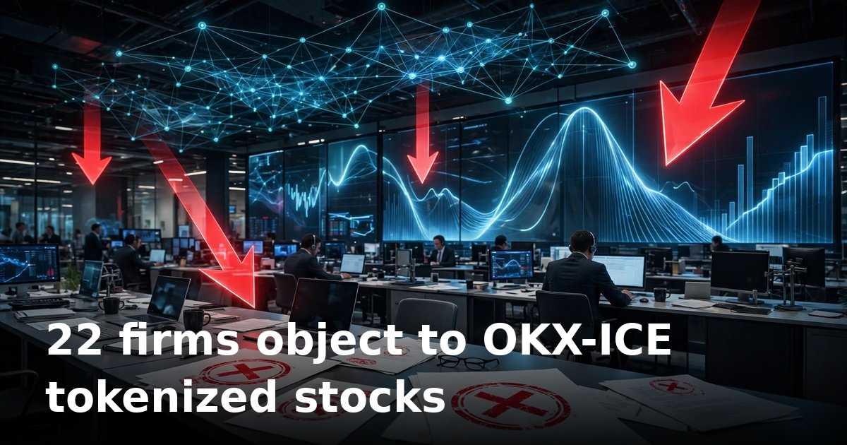 OKX-ICE tokenized stock plan draws objections from 22 companies