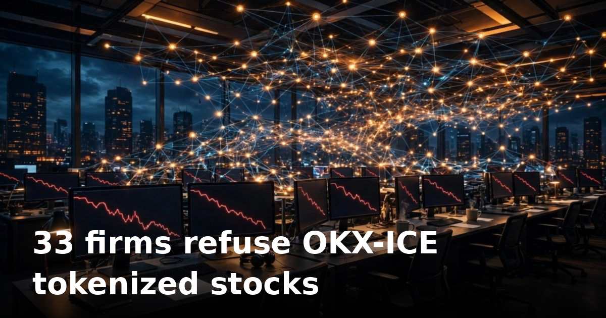 JPMorgan, Coca-Cola and Dell join 33-company refusal of OKX-ICE tokenized stocks