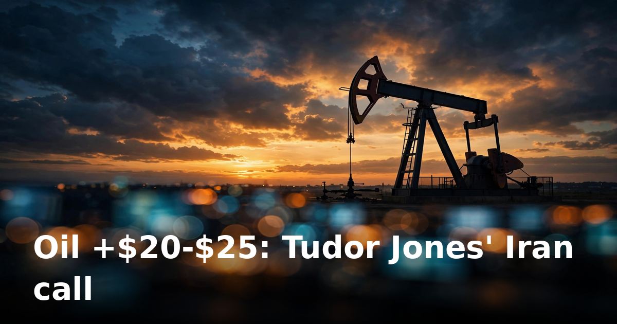 Paul Tudor Jones says oil could rally another $20-$25 as Iran conflict drags on