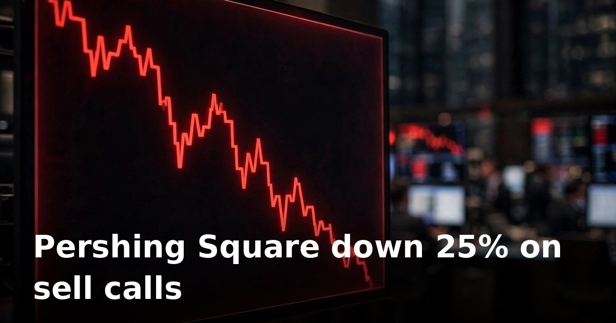 Pershing Square stock sinks 25% as Citi and BofA issue sell calls