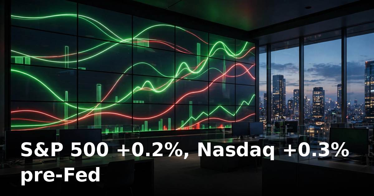 S&P 500, Nasdaq rise on chip rally as Dow slips ahead of Fed decision