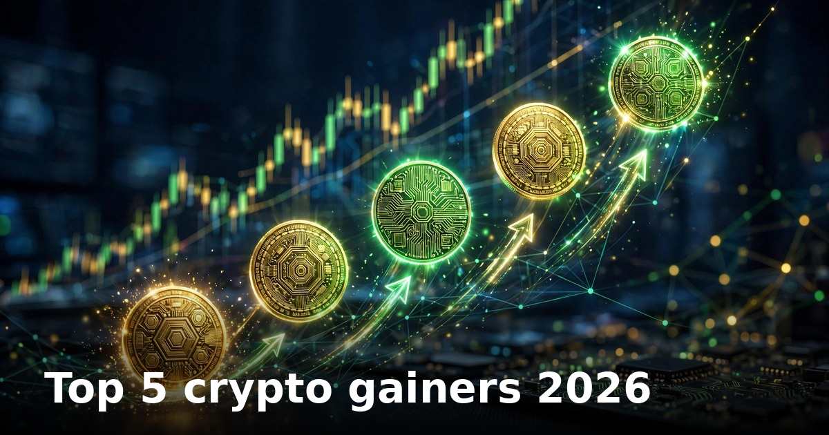 Top 5 crypto gainers of 2026: coins beating a brutal down year