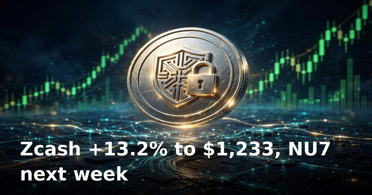 Zcash rallies 13.2% ahead of NU7 review despite $14.8M ETF outflow